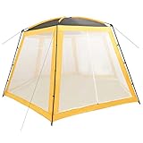 Chenshu Carpa para Piscinas, Pergola para Piscinas, Fundas para Piscinas, 500x433x250 cm Amarillo