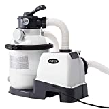 INTEX 55225 - Depuradora de Arena Krystal Clear 4.500 L/H, Para piscinas desmontables de hasta 29.100 L., 6 funciones y sistema de bloqueo