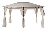 8704N19 - Pérgola Metal 3X4 Cortinas Polies