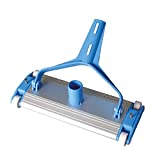 SIQUA- Limpiafondos de Aluminio Resistente. Ideal para la Limpieza y Mantenimiento de Piscinas. Conexión a Manguera de aspiración de Ø38 mm