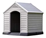 Curver 221088 Caseta de Perro, 95 x 99 x 99 cm, Color Gris