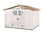 GARDIUN Caseta de Resina Tuscany EVO 280 Blanco/Beige 309x261x225 cm - KSP38250