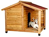 Trixie - Caseta Madera Natura, con Porche, S, 100×82×90 cm