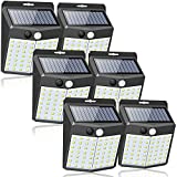ZEEFO Luces solares al aire libre angular impermeable Luces de pared con energÃ­a solar exterior LÃ¡mparas solares con 3 modos para patio garaje puerta de valla de jardÃ­n [paquete de 6]