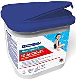 Mugar - Cloro 10 Acciones AstralPool de Disolución Lenta y Continua 5kg/10kg/20kg - Tratamiento Multiacción - Especial Gresites y Filtros de Arena- (1)