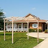 Catral Kit PÉRGOLA Madera 3X2.5X2.4 M + Postes 7X7