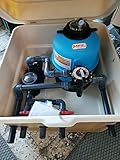 Desconocido Caseta enterrada para Piscina con Filtro de 500mm y Bomba de 1 HP. Piscinas.