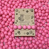 100 bolas de plástico ecológico para piscina de bolas de caña de azúcar renovable, materias primas, 6 cm de diámetro, para guarderÃas y comerciales, color rosa
