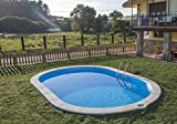 Gre M295054 - Piscina de Acero enterrada Ovalada Sumatra kpeov5027