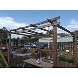 Pérgola de Madera Modelo Almería Maderland 300x420 cm