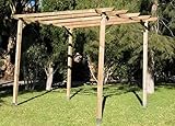 IBEROGARDEN PERGOLA DE Madera Extra (360CMX360CMX250CM)