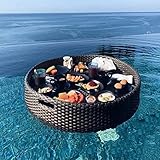 PANJAZE Bandejas Flotantes Barra De Mesa Barra De Mesa - Piscina Piscina Flotadores For Adultos For Barras De Arena, Spas, Baños Y Fiestas | Bandeja Flotante For Piscina Sirviendo Bebidas, Brunch, Com