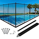 GIANTEX 360 x 125 cm Valla de Seguridad para Piscinas, Desmontable, Vallas Piscina Pueden Utilizar en Piscinas y Estanques