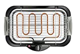 Taurus Maxim`s III – Barbacoa eléctrica, parrilla ajustable 2 alturas, sin patas, resistencia y bandeja de agua extraíbles, interior y exterior, temperatura regulable, interruptor de seguridad, 2000 W