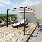 Tidyard Carpa de Jardín de Pared Techo Retráctil Cenador para Patio Tienda para Camping Fiesta Celebraciones Evento al Aire Libre Boda Fiest Barbacoa Acero 3x3x2,3m