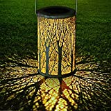 GolWof Farolillos Solares Exterior Colgante Solares del Jardín Luces de Linterna Lámpara IP44 Impermeable Recargable Portátil para Jardín Patio al Aire Libre Partido Decorativo